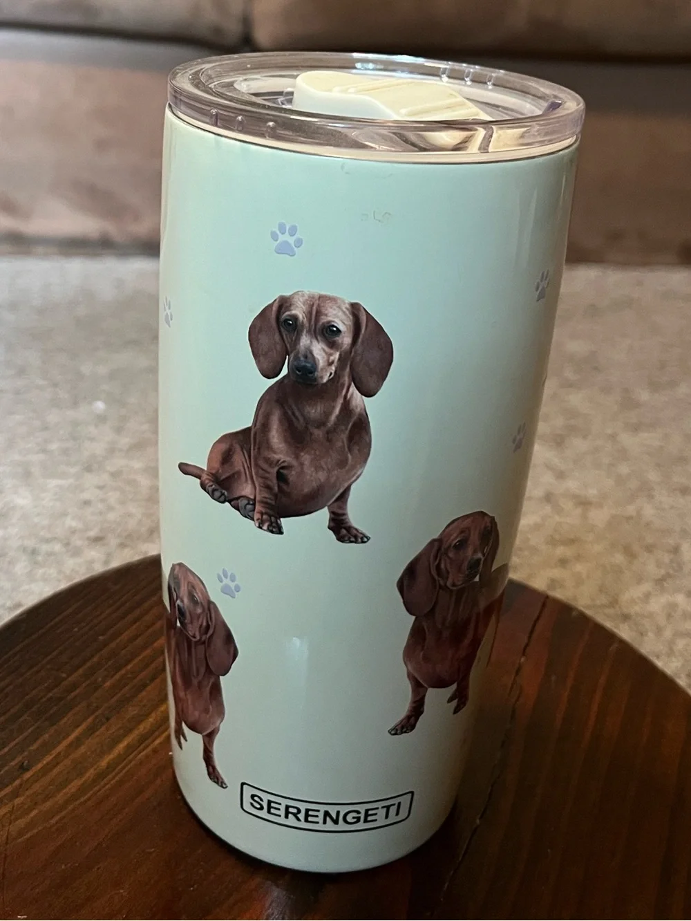 SERENGETI Dachshund 20 Oz. Stainless Steel, Vacuum Insulated Tumbler with Spill